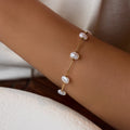 Pulsera con perlas