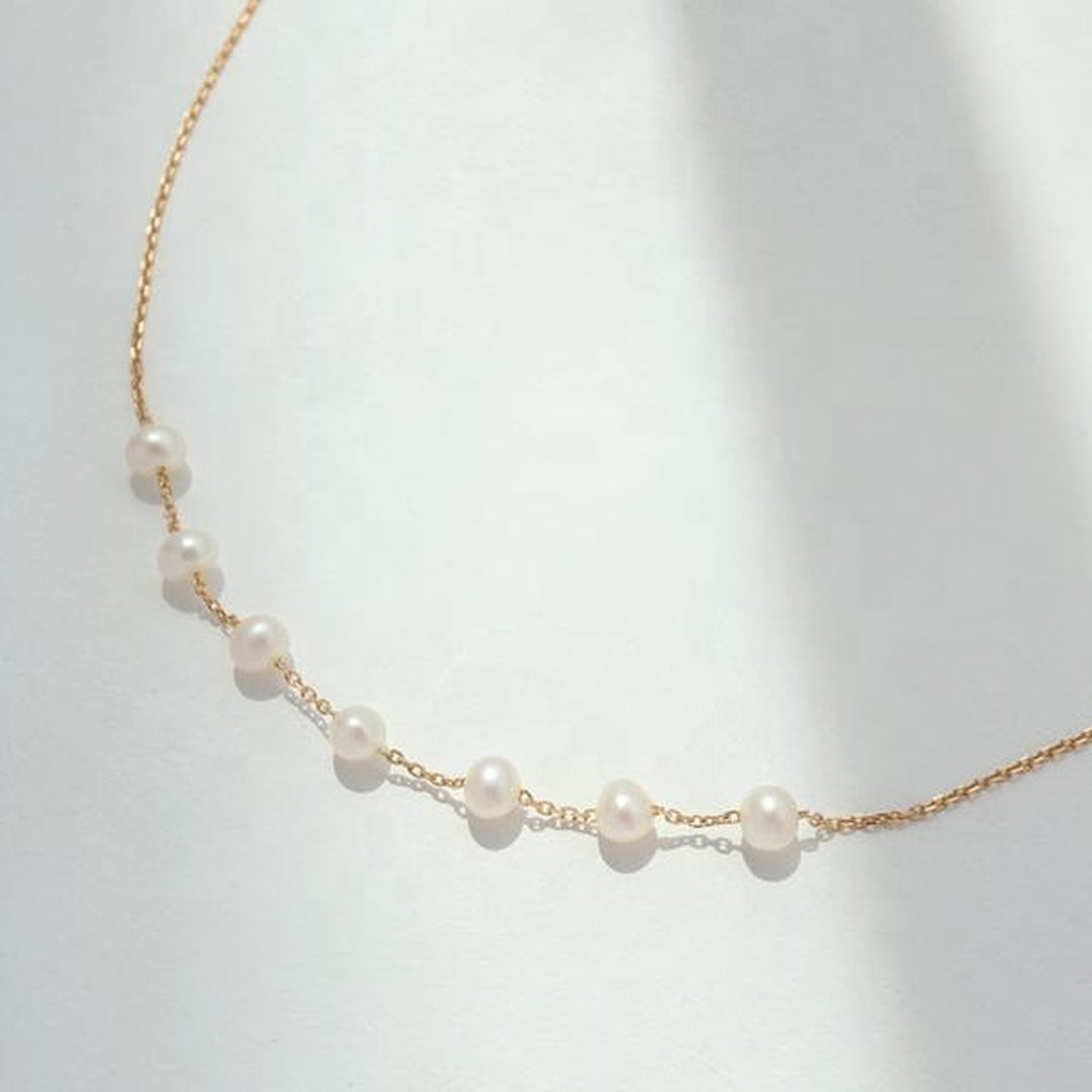 Collar gargantilla perlas