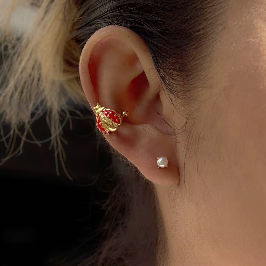 Earcuff Ladybug
