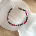 Pulsera de piedras facetadas