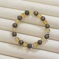 Pulsera Pirita & Citrino