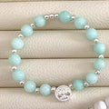 Pulsera de Aguamarina & Árbol de la vida
