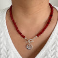 Collar Cornalina Roja