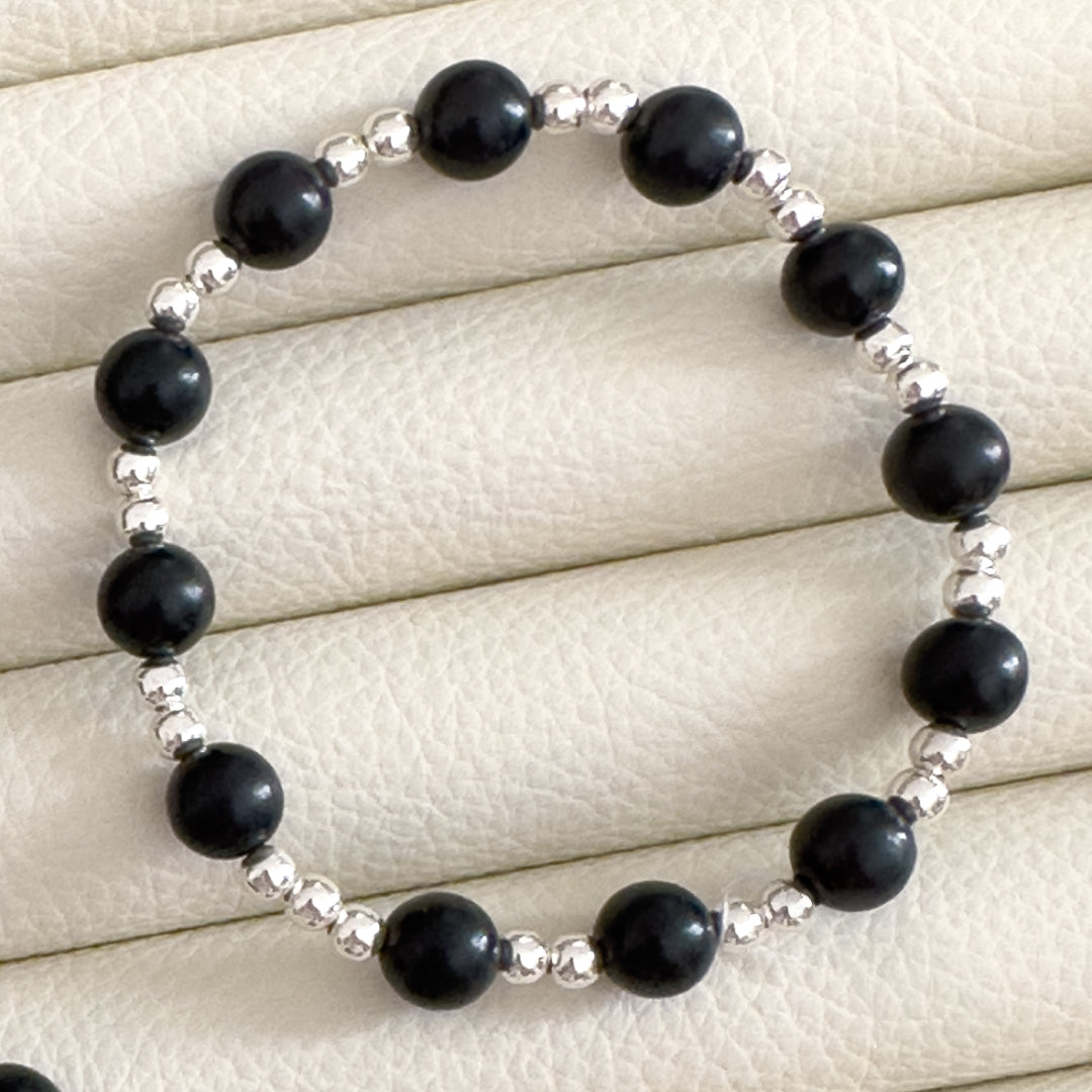 Pulsera Ágata Negra 2