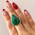 Anillo Malaquita