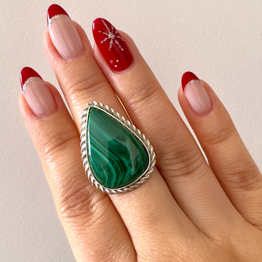 Anillo Malaquita