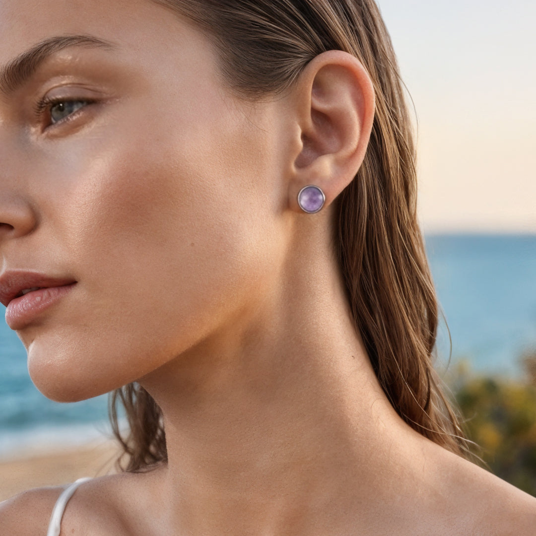 Aretes de Amatista