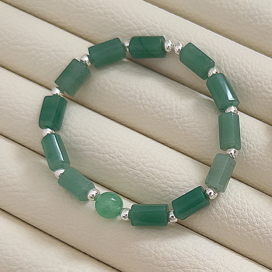 Pulsera Jade con plata