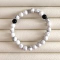 Pulsera Ónix & Howlita