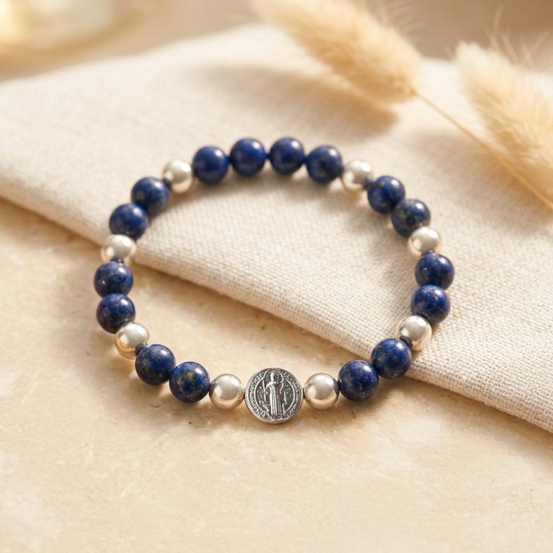 Pulsera Lapislázuli & San Benito
