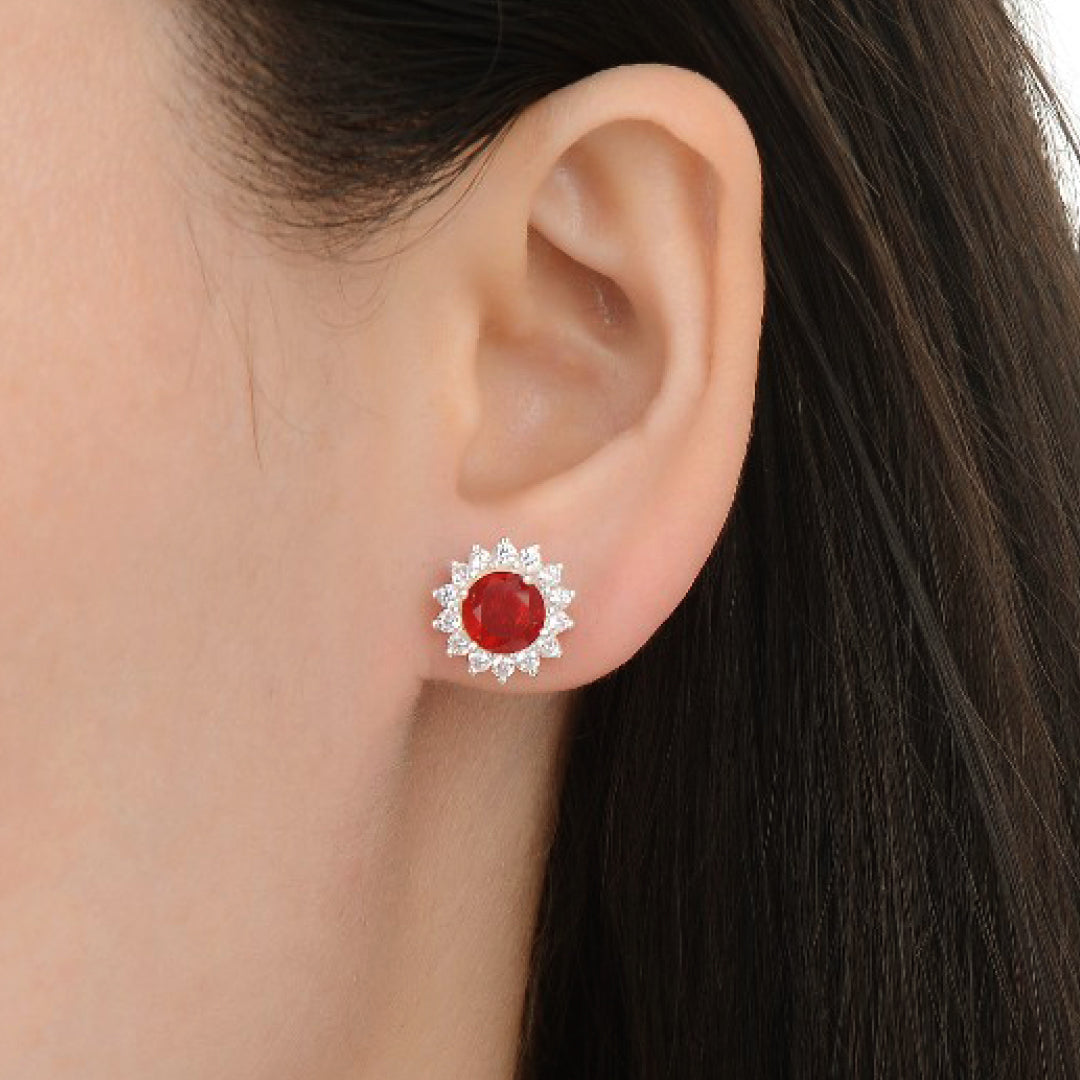 Aretes con circón