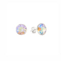 Aretes con circón tornasol