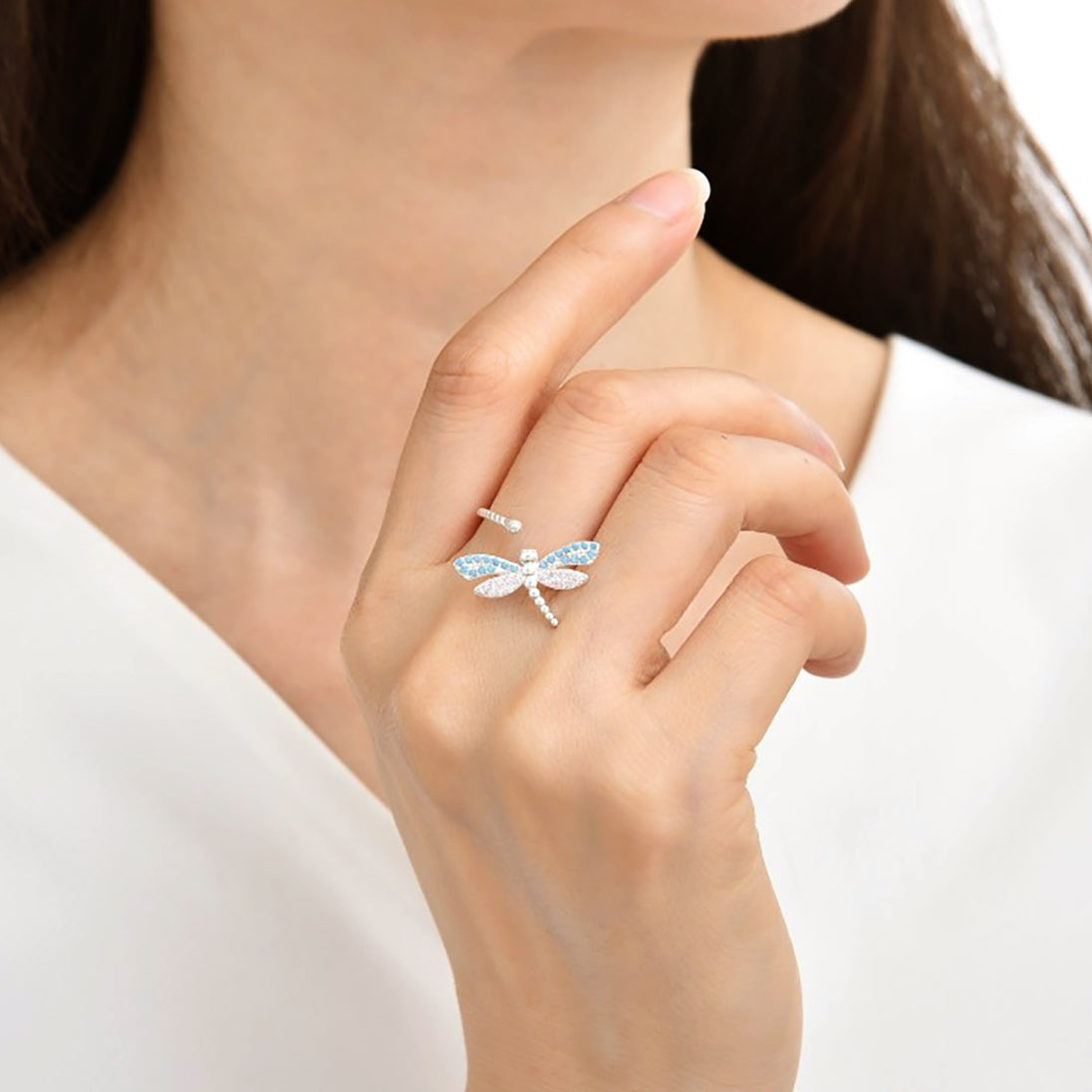 Anillo libélula
