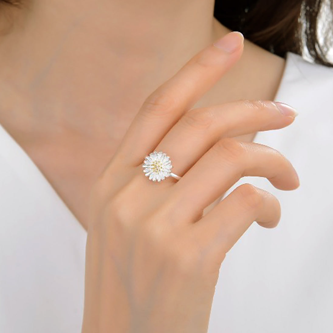 Anillo flor