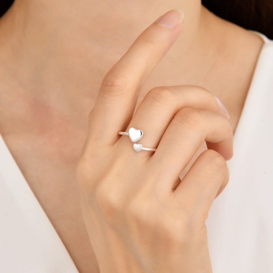 Anillo cora doble