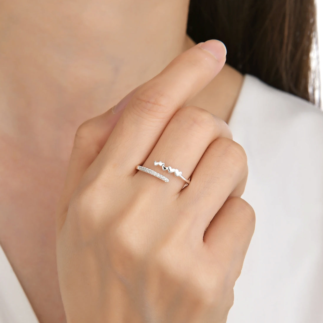 Anillo corazones