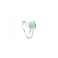 Anillo tulipán verde
