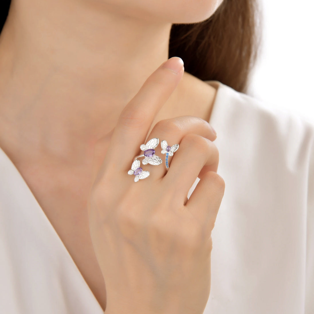 Anillo mariposas