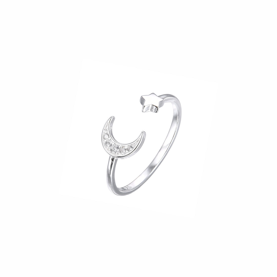 Anillo luna & estrella