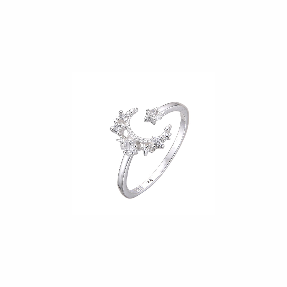 Anillo luna & estrella 2