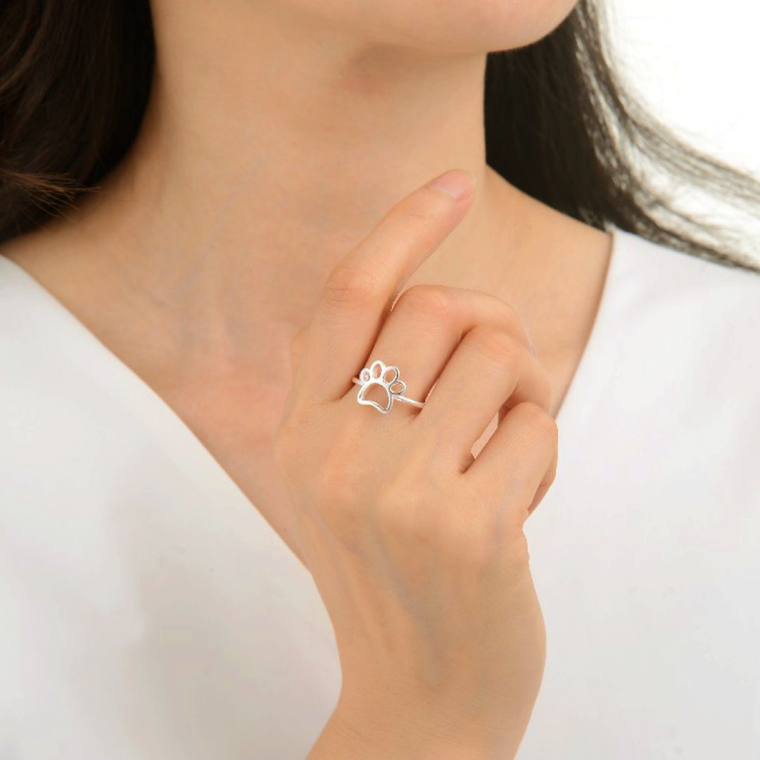 Anillo Huella Calada