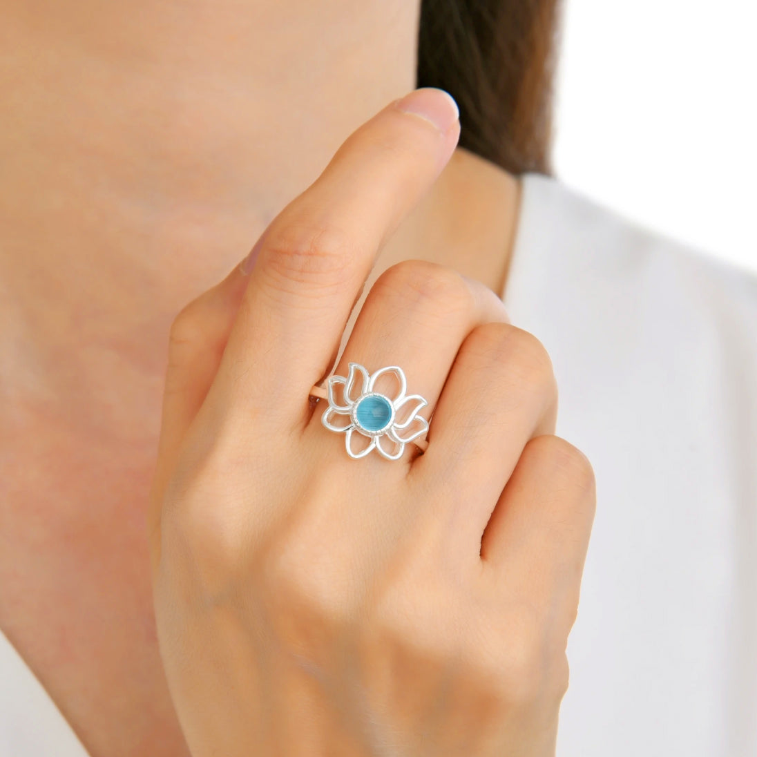 Anillo Flor de Loto Completo