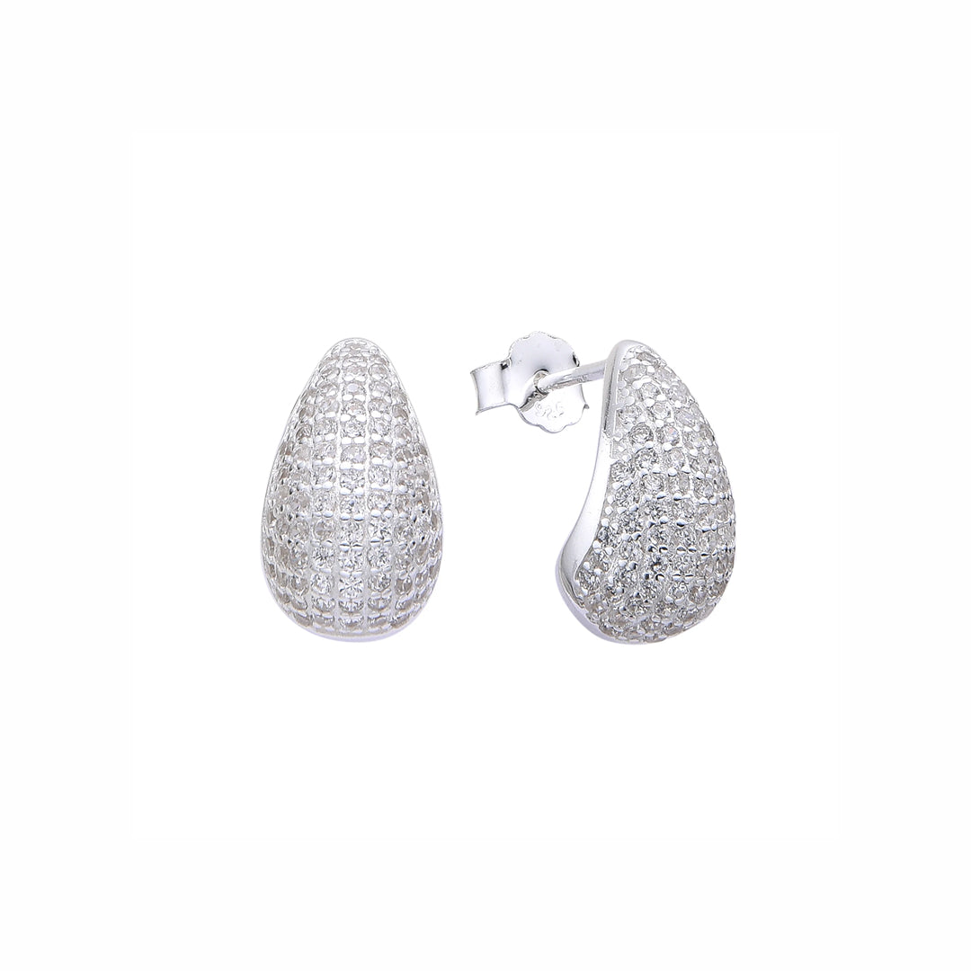 Aretes gota con circones