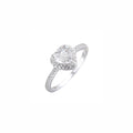Anillo corazón blanco