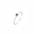 Anillo punto de luz azul