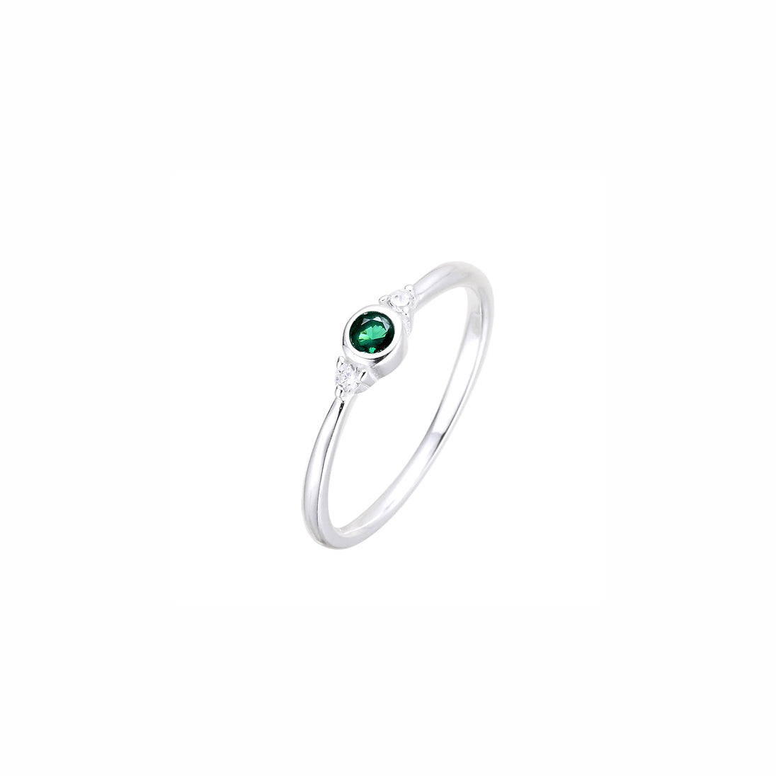 Anillo punto de luz verde