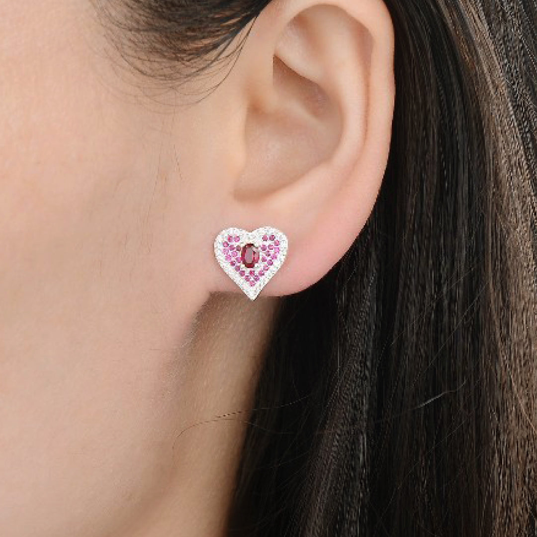Aretes de corazón