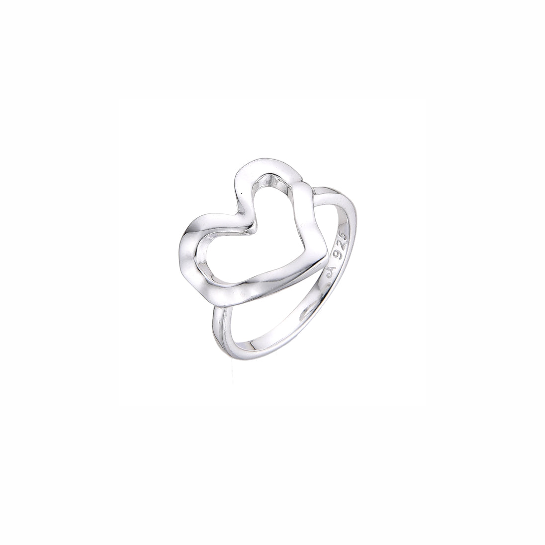 Anillo Corazón Lineal