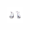 Aretes gota de colores