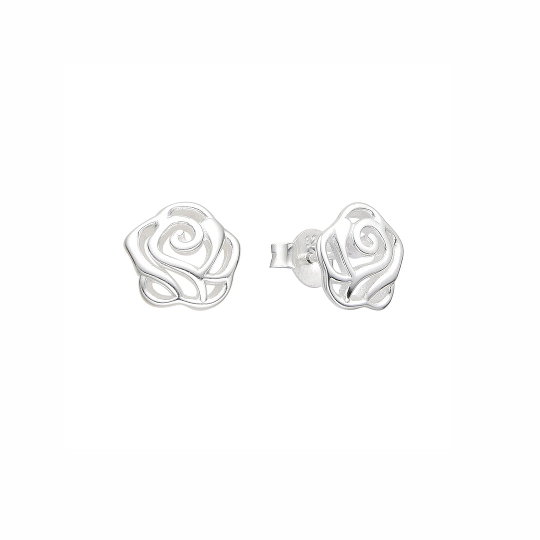 Aretes rosa lineal
